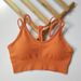 New European And American Seamless Knitted Sports Bra With Ribbed Back, Yoga Underwear, Breathable Running Fitness Tank_ecoleips.com