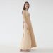 Verve French Style Backless Socialite Elegant Evening Strap For Women 2025 Summer Light Niche Party Pleated Dress_ecoleips.com