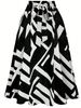 2025 2025 Spring And Autumn New Printed Belt Fashion Casual Commuter Skirt For Women_ecoleips.com