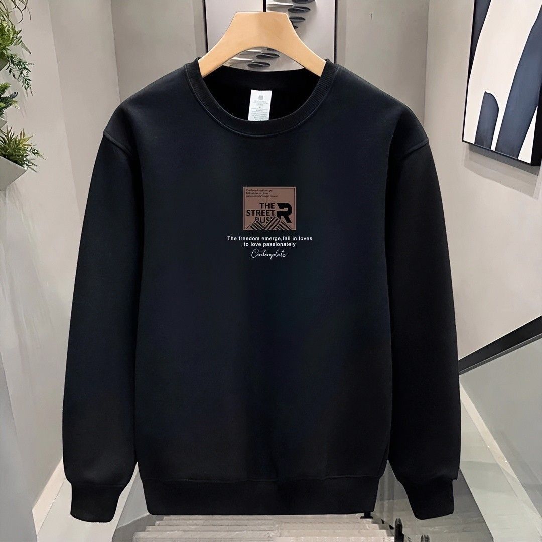 FW25 Matching Couple Cotton Crew Neck Sweatshirt - His & Hers_ecoleips.com