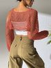Women's Ultra-short Sexy Belly-baring Knitted Cardigan, Casual And Fashionable Outerwear_ecoleips.com