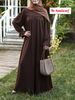 2026 Spring/Autumn New Elegant Robe-Style Middle Eastern Muslim Festival Party Dress_ecoleips.com