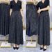 Ice Silk Jacquard Mom Nine-Point Women Summer Thin Skirt Slimming Wide-Leg Draped Casual Pants_ecoleips.com