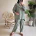 Women’s Clothing Summer New Women's 2 piece Set Large Size Cotton and Linen Shirt Set High Waist Loose Trousers_ecoleips.com