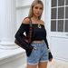 Women's High-Waisted Distressed Denim Shorts – Retro Raw Hem & Rolled Cuff (S-Xl, Light Blue, 90% Cotton)_ecoleips.com