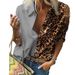 Aria Basics Aria Basics 2022 Autumn/Winter European And American Cross-border Women's Long-sleeve Printed Leopard Print Loose_ecoleips.com