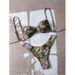 Women's Clothing Women's Sexy Leopard Print Two Piece Swimsuit High End Style Three Piece Bikini Beach & Pool Ready_ecoleips.com