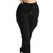 Women's Sportswear Pants Elastic Cuffs Large Pockets Drawstring Hems Relaxed Everyday Wear Comfortable Feshion_ecoleips.com