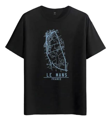 Women's T-Shirts Tshirt Muscle Freaks Le Mans City Map France Style_ecoleips.com