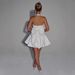 Women's Large Bow Party Evening Dress European American Style Halter Neck Square Neck Sleeveless Cross Border Wholesale_ecoleips.com
