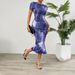 Elegant Short Sleeve Qipao Bodycon Dress – Women’s Slim Fit Cheongsam (Breathable & Stretchy) – Fall/Winter Fashion_ecoleips.com