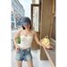 Jingdi'er Summer Backless Bra With Built-in Chest Pad, Can Be Worn As A Top, Coffee Color_ecoleips.com