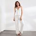 Voya Women's Minimalist Commuting Home Suit Set, Suitable For Outdoor Wear In Summer, Loose And Comfortable Two-piece Set For Women_ecoleips.com