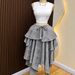 Summer High Waist Wrap Tie Plaid Midi Skirt - Asymmetrical A-Line Skirt For Women_ecoleips.com