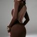AC382 Sexy Hot Girl Women's Fashion Sleeve Tight Bodycon Backless Evening Party Gown Long Dress_ecoleips.com
