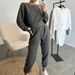 Premium Casual Long Sleeve Two-Piece Set - Streetwear Loungewear For Men & Women | Comfortable Cotton Blend | Spring Fashion | S/M/L/XL_ecoleips.com