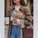 Women's Clothing New Lapel Loose Temperament Commuter Windbreaker_ecoleips.com