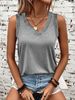 European And American Cross-Border Breathable Cotton Vest 's Loose V-Neck Sleeveless Comfortable T-Shirt For_ecoleips.com