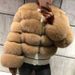 K Fur Coat With Fox Fur Imitation; Short Women's Coat With Long Sleeves No Accessories Made Of Artificial Fur._ecoleips.com