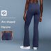 Women's Flared Yoga Pants For Autumn And Winter, High Waist, Hip Lifting, Slimming, Fleece Lined Fitness Pants DL204 2_ecoleips.com