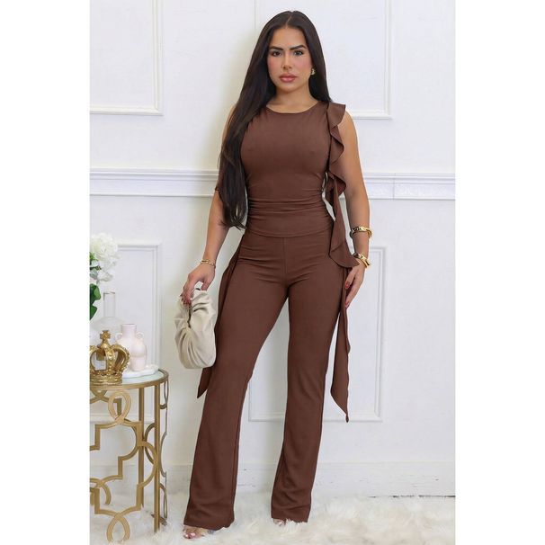 Women's New Trendy Street Outdoor Stand Up Collar Sports Jacket And Pants Set_ecoleips.com