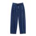 Women's High-Waist Denim Jacket & Jeans Set - Urban Casual Zippered Outfit For Everyday Wear (XS/S/M/L)_ecoleips.com