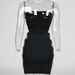 Bodycon Mini Skirt Slim Fitting See Through Bandage Style Nightclub Dress_ecoleips.com