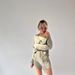 Women's Suit Casual Lace-up Long-sleeved Cardigan Two-piece Suit Women's Sexy Fashion Shorts Suit_ecoleips.com