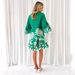 Amazo Idepedet Statio 2026 Summer New Europea Ad America V-eck Prited Flared Sleeve Loose Short Dress For_ecoleips.com