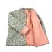 Women's Clothing Vintage Floral Cotton Padded Coat For Women, Loose Fit Winter Jacket With Handmade Daisy Print, Warm And Comfortable Outerwear_ecoleips.com
