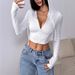 AD753 Fashionable Cross-Border Spring And Autumn New Knitted Ribbed Zipper Women's Sexy Hot Girl Hooded Cardigan_ecoleips.com