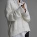 Women's Clothing Luxe Oversized V-Neck Cardigan Women's Chunky Knit Sweater Coat - Soft Mink-Blend Long Sleeve Open Front Duster_ecoleips.com
