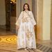 Ab056 New Burnt Flower Sequin Skirt Light Luxury Celebrity Party Muslim Abaya Women's Dress_ecoleips.com