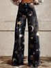 Summer Thin Bell Bottom Pants for Women 3D Digital Print One Piece Denim Trousers Hot Selling Fashionable Ladies' Clothing_ecoleips.com