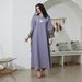 NC113 Women's Long Robe Luxury Patchwork Embroidered Evening Gown Apparel for Foreign Trade Wholesale_ecoleips.com