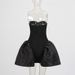 Women's Clothing Spring New Style Dress Celebrity Style Elegant Fashion Tube Top Splicing Three Dimensional Flower Tutu Skirt Women_ecoleips.com
