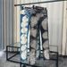 Women's Clothing Jeans Light Luxury Jeans High Street Ink Splash Color Matching Slim Straight Jeans Trendy_ecoleips.com