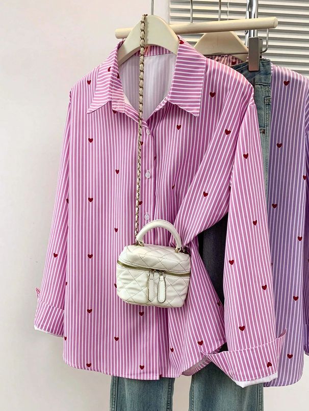 Women's Long Sleeved Shirt 3D Digital Print Top Trendy Spring Style_ecoleips.com