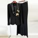 Women's Clothing Spot celebrity fashion new heavy beaded slim suit flared trousers suit two piece suit_ecoleips.com