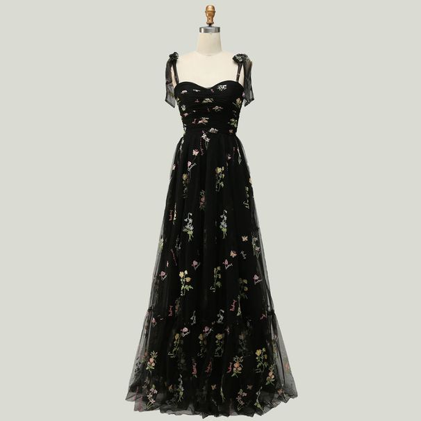 Women's Clothing New Style Elegant Dress Forest Lace Annual Meeting Company Host Evening Dress Female_ecoleips.com