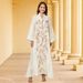 MT572 Women's Beaded Appliqué Dress Elegant Banquet Dress Cross Border Factory Direct Stock Muslim Fashion_ecoleips.com
