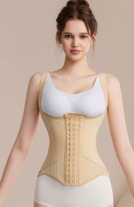 Postpartum Abdominal Corset With Beautiful Back Support, Firming Core Protector, Vest-style Waist Belt For Posture_ecoleips.com