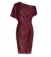 Women's Clothing Sequin Party Club Dress One Shoulder Pleated Toast Dress Fashion_ecoleips.com