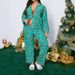 Women's Single-Breasted Blazer & High-Waist Pants Set – Elegant Office Wear, Autumn/Winter Business Casual Outfit (S-XXL, Green)_ecoleips.com