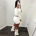 Women's Sexy Denim Short Skirt Two-Piece Set – Crop Top & High-Waist Mini Skirt, Stretch Fit, Distressed Details (Casual Workwear, Street Style)_ecoleips.com