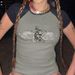 2024 European And Foreign Trade Y2K Style Hip-hop American Retro Printed T-shirt, Round Neck Short-sleeve Pattern Top_ecoleips.com