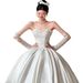 French Style Satin Strapless Wedding Dress Floor Length Slimming Heavy Duty Lace Train Main Gown New 2026_ecoleips.com