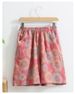 Retro Jacquard Pajama Shorts For Ladies Thin Yarn-Dyed Cotton And Linen Double Side Pockets Homewear Short Pants_ecoleips.com