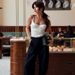 Women's Polka Dot Camisole Vest Fashion Sexy Stylish Elegant Versatile Top For Commute_ecoleips.com