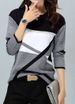 European And American Cross-border Women's Clothing Supports Various Platforms With New Color-blocking Printed_ecoleips.com